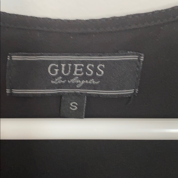 GUESS Sheer Open Back Shirt - Picture 3 of 3